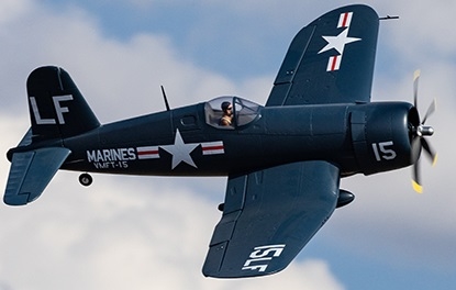 F4U-4 Corsair 1.2m BNF Basic with AS3X and SAFE, EFL18550