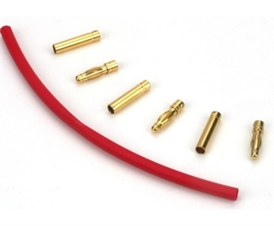 Gold Bullet Connector Set, 4mm (3) EFLA249