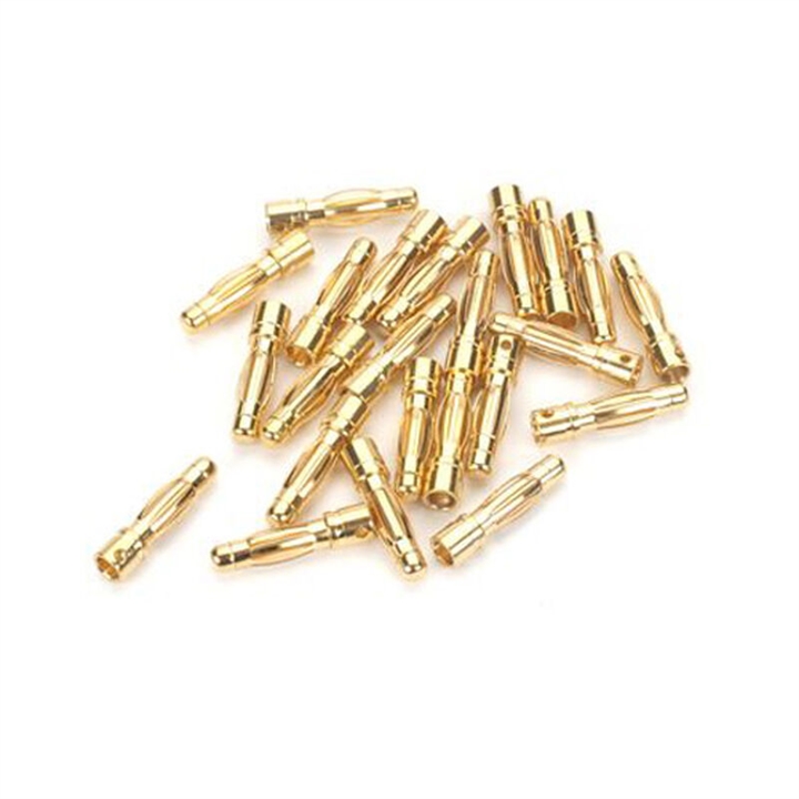 Gold Bullet Connector, Male, 4mm (30) EFLAEC513
