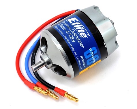 Power 60 Brushless Outrunner Motor, 470Kv EFLM4060B