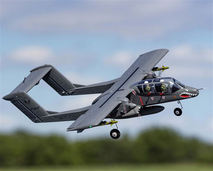 E-flite Micro OV-10 Bronco 645mm BNF Basic with AS3X and SAFE Select, EFLU35050