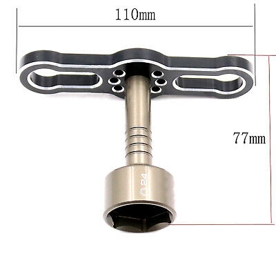 Aluminum 24mm Hex Socket Wrench for 1: 5 Car, T