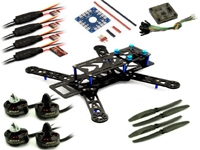 E-max 250 Quad Pro Combo CF Frame/Motors/ESC/CC3D/Props