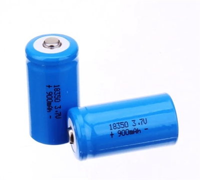 Lithium ion 18350 900mah Battery EPB-18350-2pcs