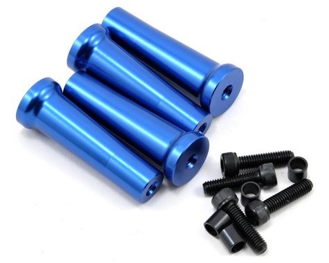 Evolution 50mm Gas Engine Mount Standoff Set (Blue) (4) EVO3309