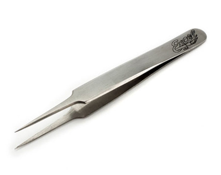 Straight Point Tweezers, Polished EXL30418