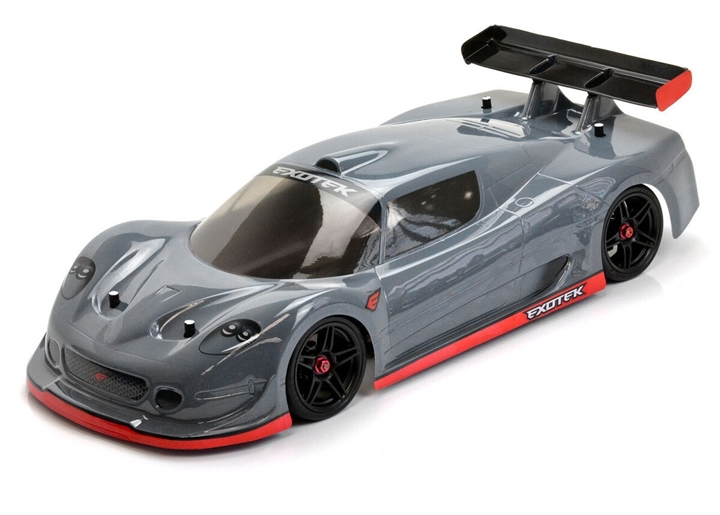 EXO2129  Fifty 1/10 USGT Race Body, Clear Lexan w/ Wing