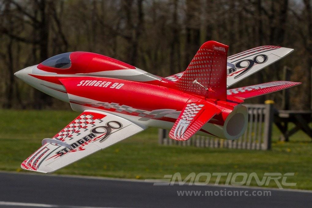 ランダーEDF90mm アルミマウント付き Freewing Stinger 90 Extreme Performance 90mm EDF Jet - PNP