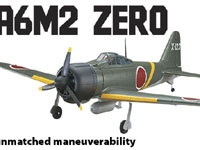 Flyzone A6M2 Japanese Zero Select Scale Rx-R 45" (FLZA4324)