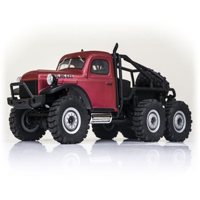 1/18 Atlas 6x6 Rock Crawler RTR: Red FMMROC002T1