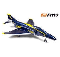FMS  F-4J FIGHTER BLUE ANGEL WINGSPAN 720 mm PNP - FMSF4JBA780P