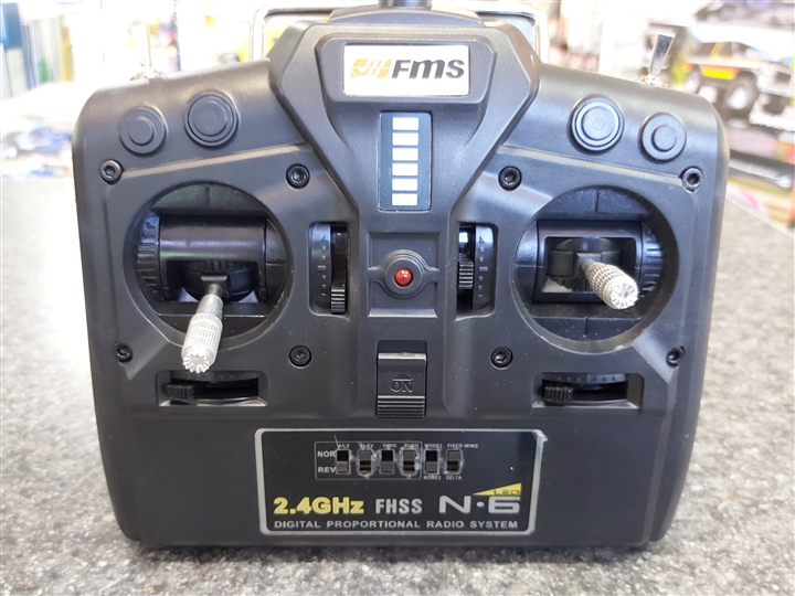 FMS FHSS 6 Chanel 2.4GHz Radio with XY600 Receiver