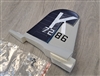 FMS F4U Corsair 1430mm Gray Rudder
