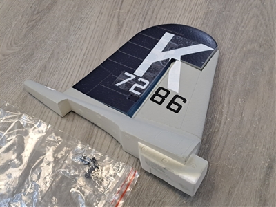 FMS F4U Corsair 1430mm Gray Rudder