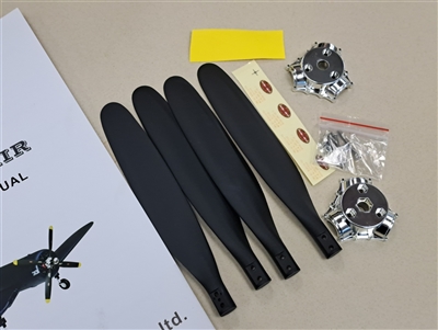 FMS F4U Corsair 1430mm Gray Propeller / Spinner