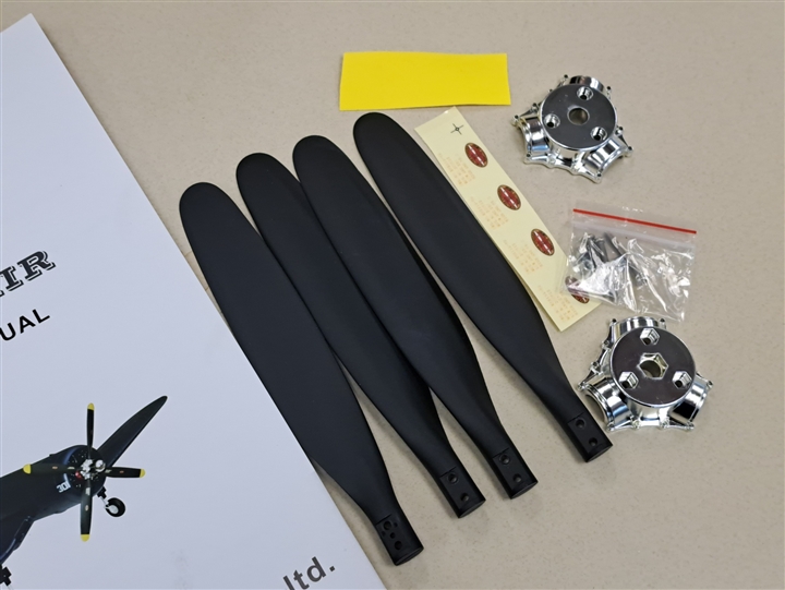 FMS F4U Corsair 1430mm Gray Propeller / Spinner