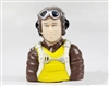 71mm (2.7") WWII Pilot Figure - FP11700