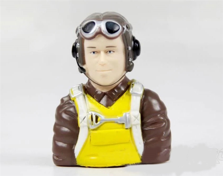 71mm (2.7") WWII Pilot Figure - FP11700