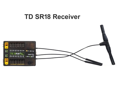 FrSky 2.4G 900M Tandem Dual-Band Receiver TD SR18 Receiver with 18CH Ports