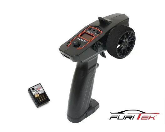 Furitek Avatar 4CH Radio System & Receiver Combo w/4 Wheel Steering - FTK-FUR-2334