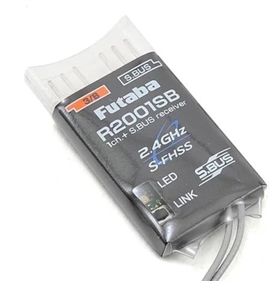 R2001SB 2.4GHz S-FHSS S.Bus 1-Port Micro Receiver FUT01102243-3