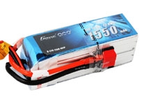 Gens Ace 1550mAh 14.8V 25C 4S1P Lipo Battery Pack with Deans plug