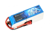 Gens ace 6200mAh 22.2V 25C 6S1P Lipo Battery Pack with Deans plug