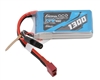 Gens Ace G-Tech Smart 2S LiPo Battery 45C (7.4V/1300mAh) w/T-Style Connector,  GEA132S45DGT