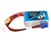 Gens Ace 3S LiPo Battery 45C (11.1V/450mAh) w/EC2 Connector