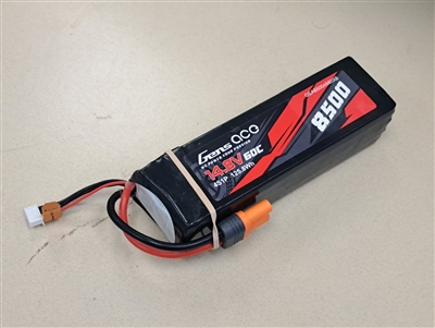 USED Gens Ace G-Tech Smart 4S LiPo Battery 60C (14.8V/8500mAh) w/IC5 Connector,  GEA854S60X6GT