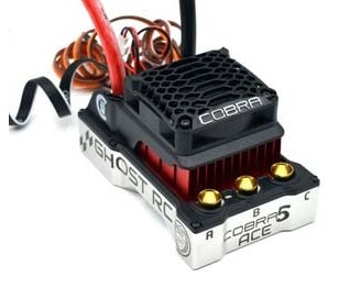 Ghost RC Cobra 5 ACE 1/7th Drag/Speed Run Brushless Sensored ESC (3-8s) GOS020-0287-00