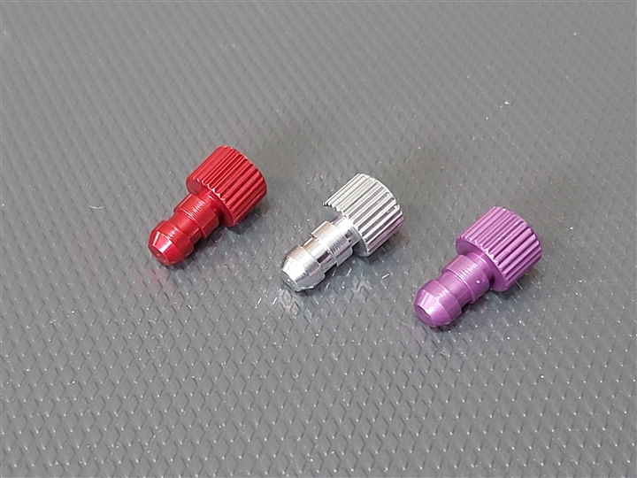 Aluminum Fuel Line Plugs Red