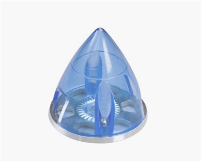 GPMQ4718 E-Spinner 2" Tran Blue Alum