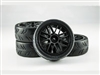 USGT Pre Glued Tires ( GT Wheel, Black)