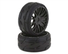 GRP GT - TO3 Revo Belted Pre-Mounted 1/8 Buggy Tires (Black) (2) (XB1) w/FLEX Wheel