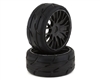 GRP GT - TO3 Revo Belted Pre-Mounted 1/8 Buggy Tires (Black) (2) (XM4) w/FLEX Wheel