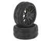 GRP Tyres GT - TO3 Revo Belted Pre-Mounted 1/8 Buggy Tires (Black) (2) (XM5) w/FLEX Wheel, GRPGTX03-XM5