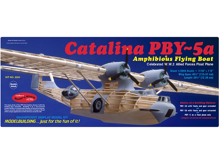 PBY-5a Catalina Kit, Wing Span: 45.5" - GUI2004