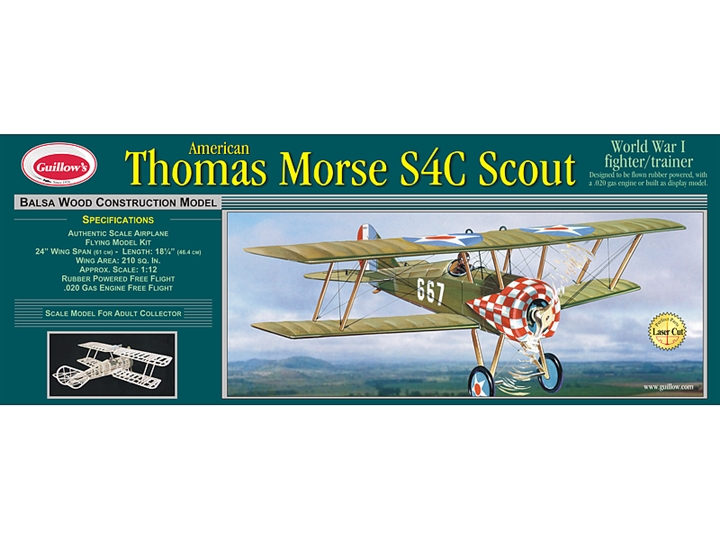 Thomas Morse S4C Scout LaserCut GUI201