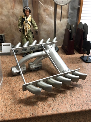 Giant Scale Spitfire Muffler ( Customized )