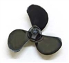 Graupner Marine Propeller 3-Blade left 25mm, 2mm Thread