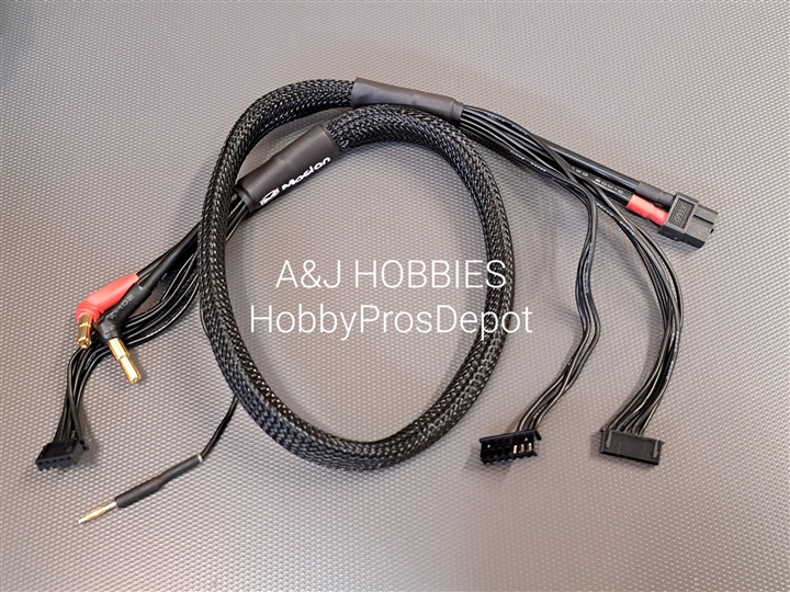 Maclan Max Current 2S/4S Charge Cable for iCharger X6 w/4mm & 5mm Bullet Connector