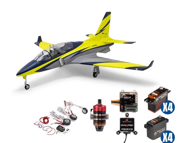 Hangar 9 Viper 100N ARF w/Retract, Turbine, Servos, Receiver - HAN-3625CRS