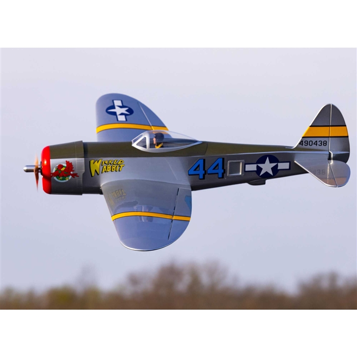 Fun Scale P-47 Thunderbolt PNP, 58.4" - HAN3380