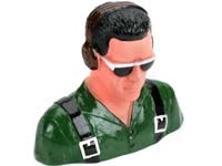 1/5 Pilot, Civilian w/Headphones & Sunglasses(Grn) (HAN9120)