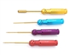 Hobby Details SCX24 HSS 4 Color Tool Set - 0.05''/1.3/1.5mm Hex & 4mm Nut Driver