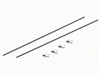 Heli-Max HMXE8450 Tail Boom Supports (2) Novus 125 CP/FP