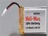 Heli-Max 1S 3.7V 600mAh Lithium Polymer Battery