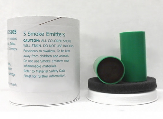 Smoke Cartridges Green 4 Minute (5pcs)