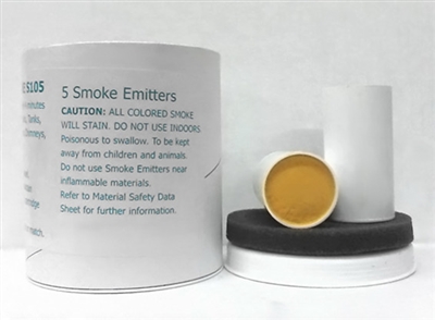 Smoke Cartridges Yellow 4 Minute (5pcs)